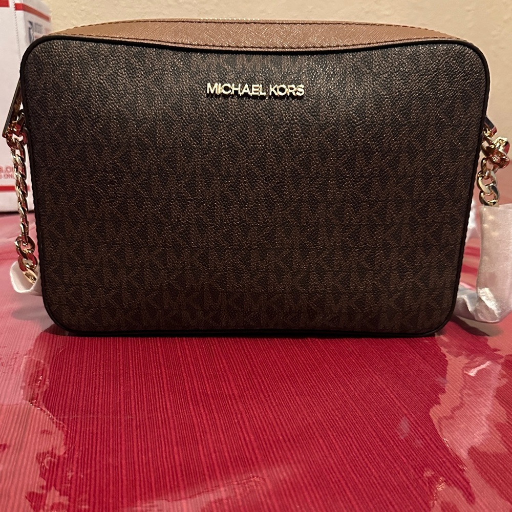 Michael Kors Dark Brown Messenger Bag